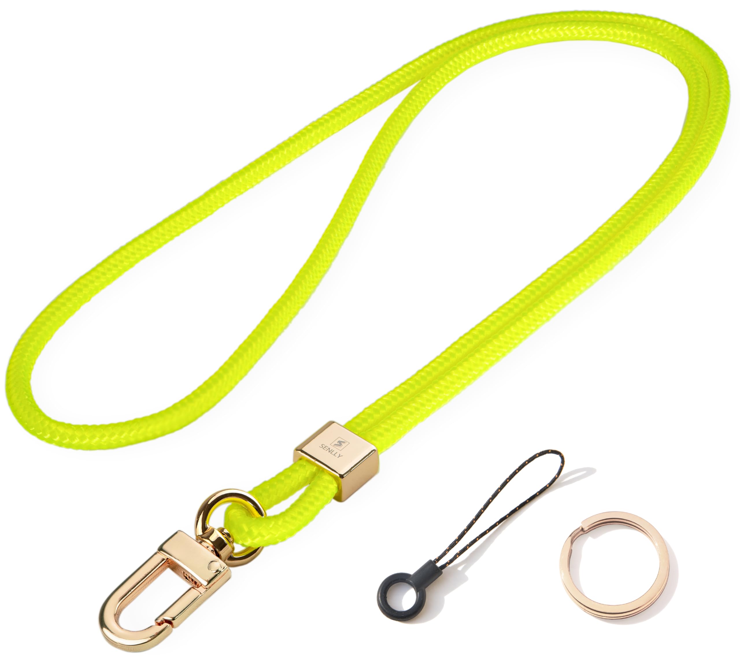 SENLLY Neck Lanyard Strap for Keys, Original Minimalist Design KeyChain and ID Badge Holder