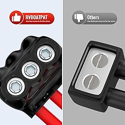 RVBOATPAT Insulated Tap Connector 3 Port 3/0-6 AWG