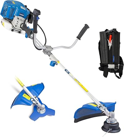 Hyundai 52cc Petrol Brushcutter & Grass Trimmer 2-in-1 450mm Split Shaft
