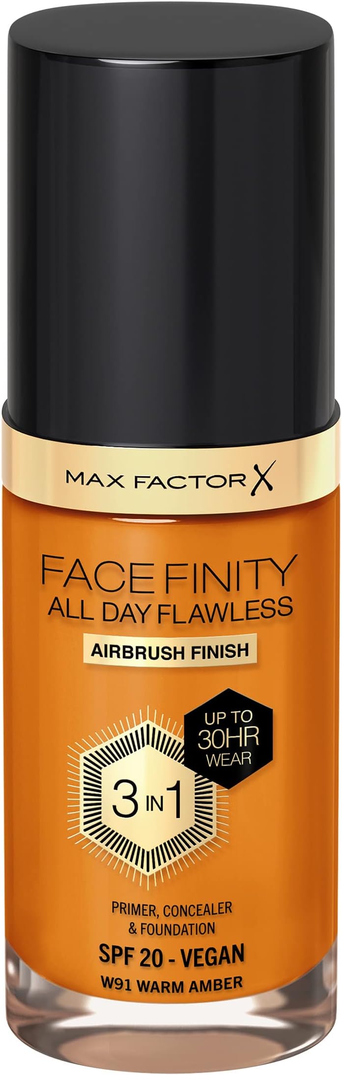 Max Factor Facefinity 3-in-1 Matte Foundation SPF 20 Warm Amber 30 ml