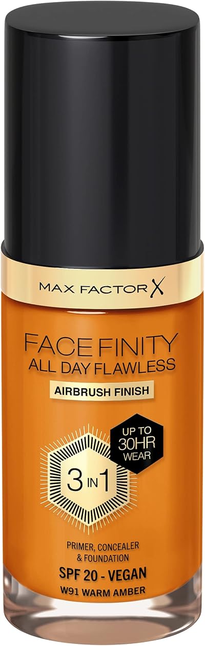 Max Factor Facefinity 3-in-1 Matte Foundation SPF 20 Warm Amber 30 ml