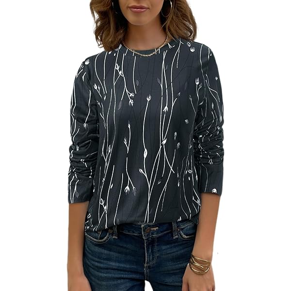 トップス Flower graffiti see-through tops(blue) 71+S1qBKAOL._AC_UY1000_.jpg