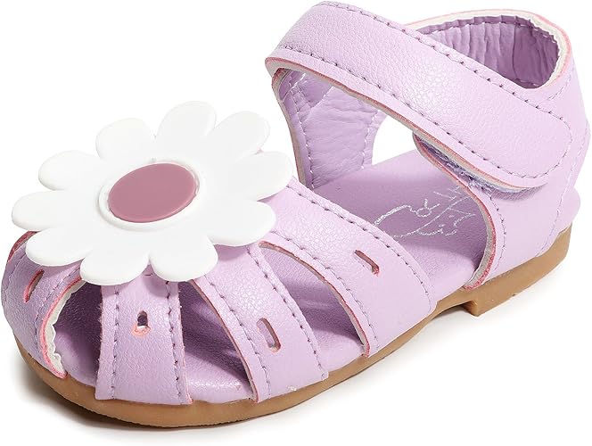 Amazon Ubella ベビーシューズ 女の子 子供用 サンダル 花 可愛い つま先を保護 歩きやすい 通学 軽量 通気 Ubellajp サンダル