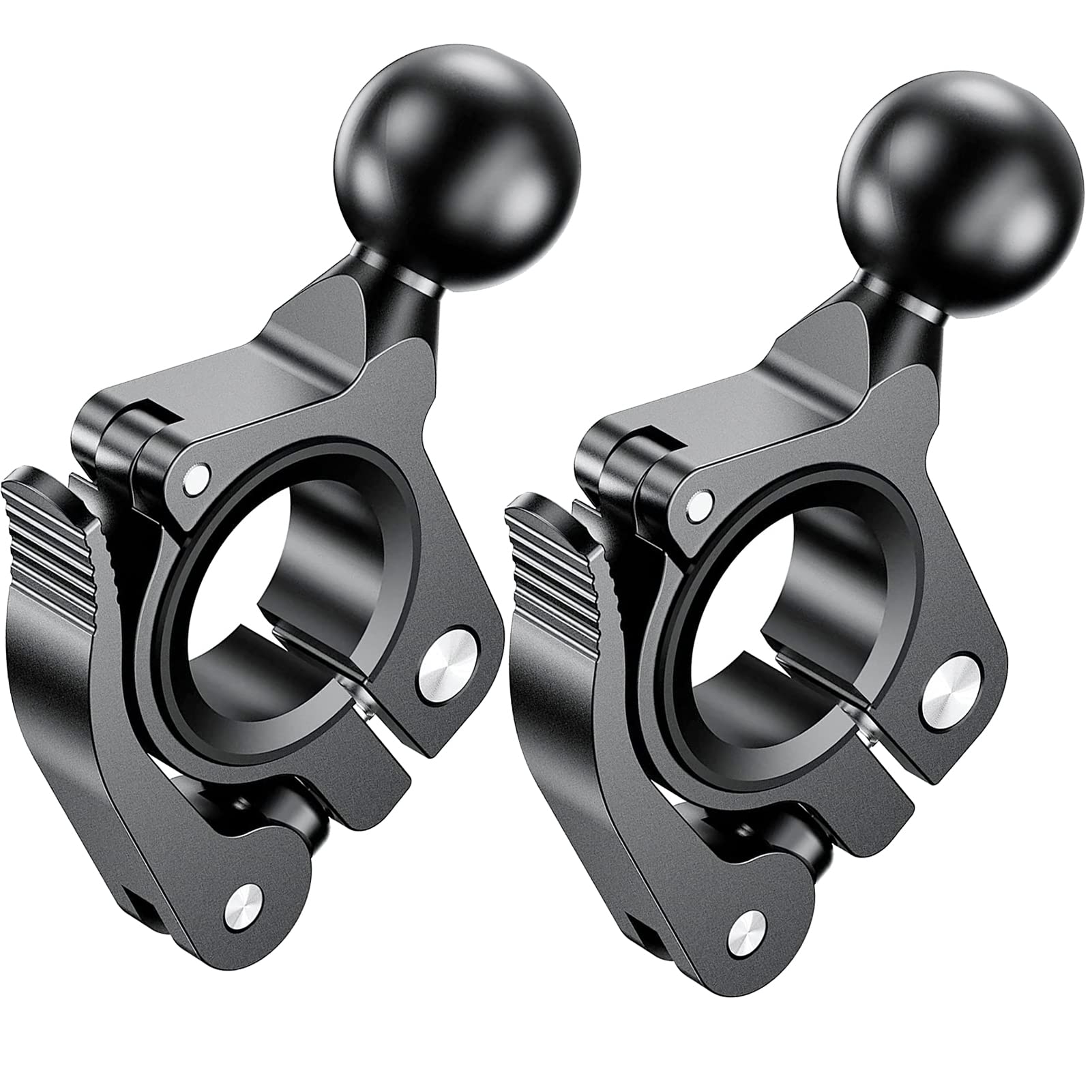 iMESTOU 1" Ram Ball Adapter for Handlebars, Aluminium 1 inch Handlebar Ball Base Work with Ram Bike Phone Mounts (2)