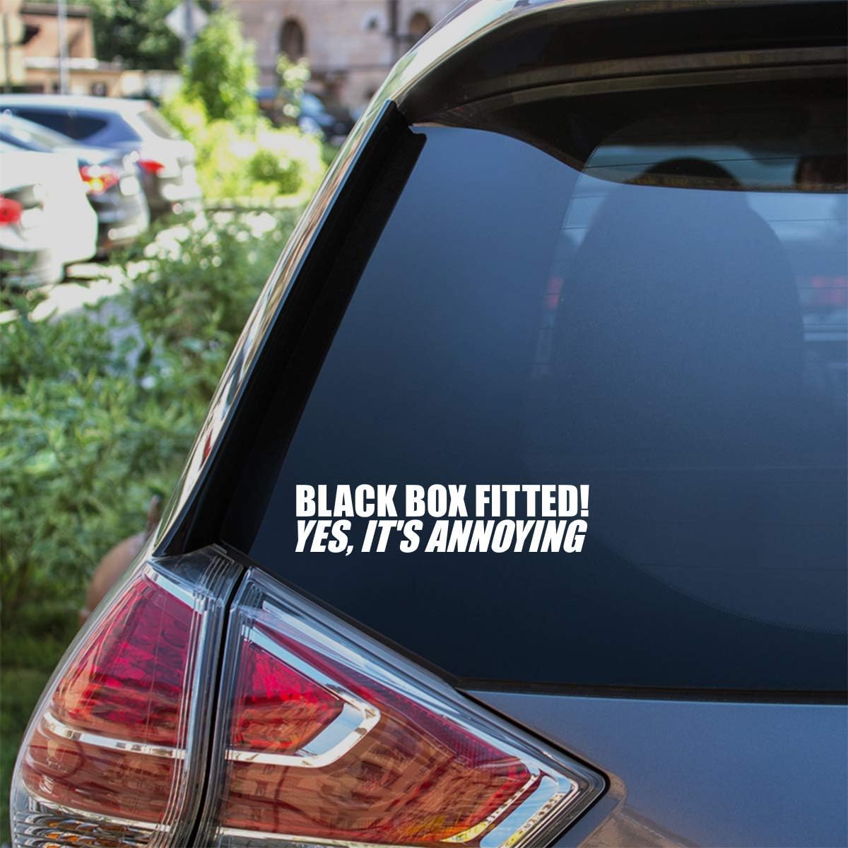 Black Box Car Sticker Annoying Funny New Young Driver Window Bumper Decal