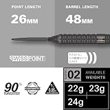Target Darts Bolide Void 90% Tungsten Darts 22G Swiss Point Tool Included view 2
