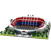 LANGLICHUN 2026 Upgraded Football Stadium Micro Building Blocks Set 3800 PCS Soccer Architecture Model Kit Sports Arena Brick Toy Creative Desk Decor Collectible Gift for Adults Kids Teens Fans