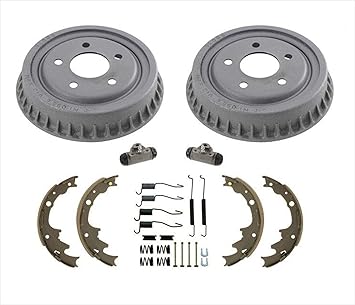 Amazon Com Drums Brake Shoes Spring Kit For Rear Wheel Drive Only Models Ford Ranger 1998 2000 Rear With 9 Brake Drums Automotive