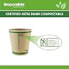 Responsible Products Certified Compostable 6 oz Paper Cups, Cold ＆ Hot ...