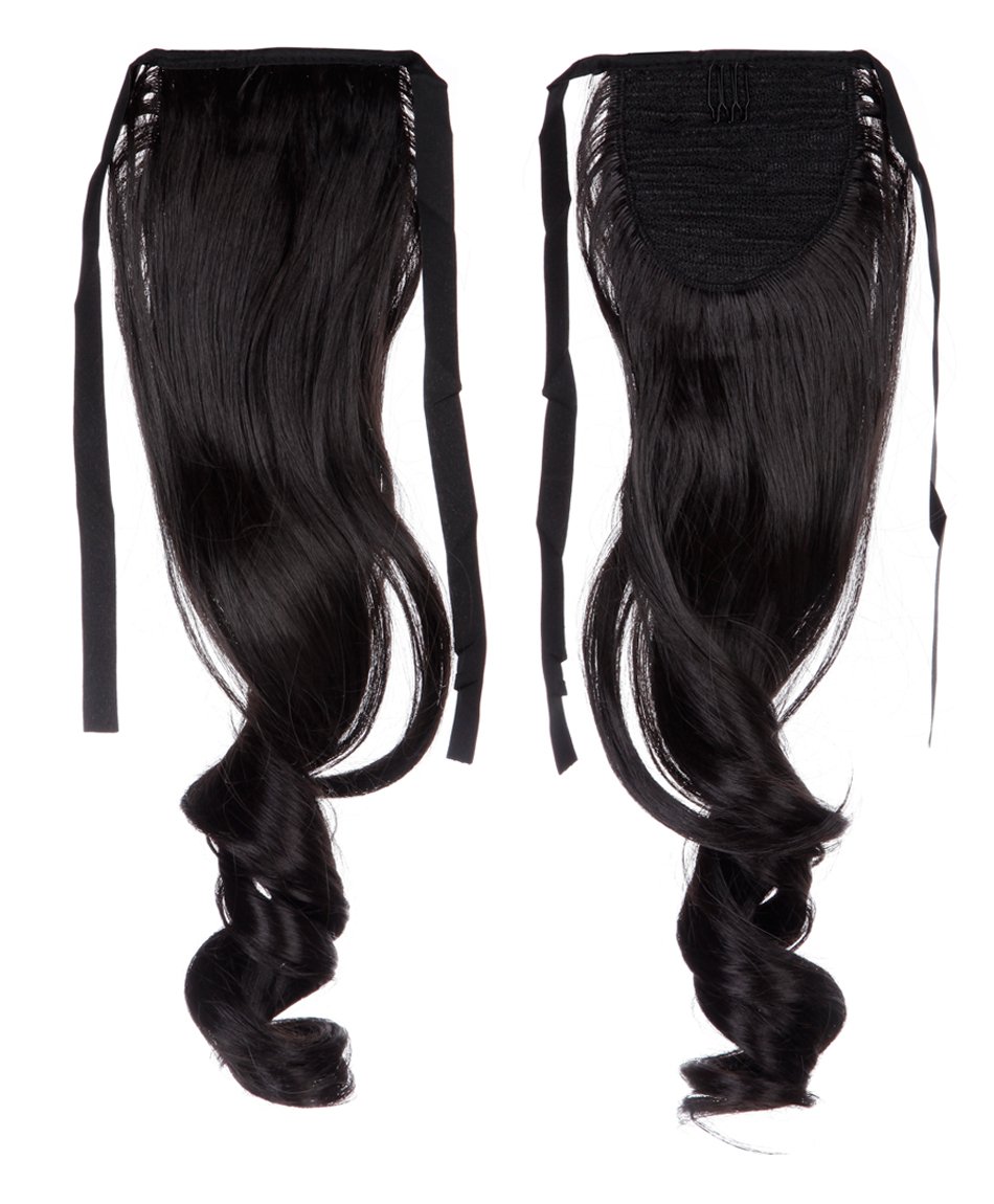 18 Curly Natural Black Lay New 18 45cm Wavy Curly Natural