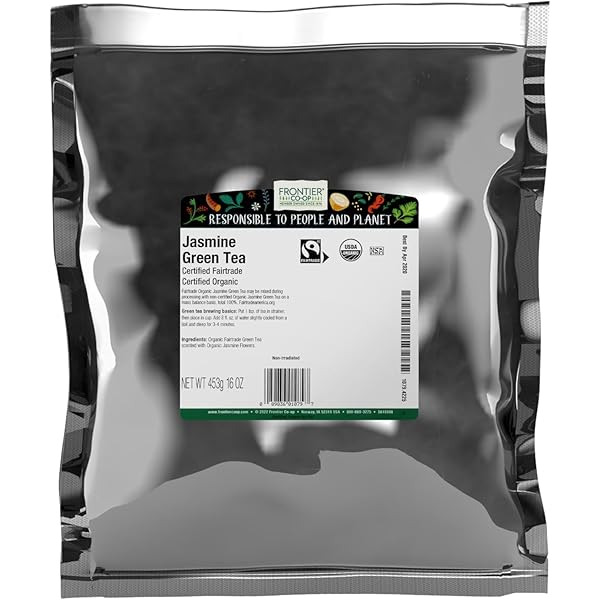 センネンボクティーリーフ1００枚 Amazon.com : Frontier Co-op Organic China Green Tea, 1lb Bulk Bag