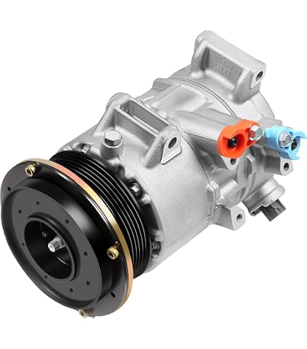 FridayParts A/C Compressor For Kioti Tractor - DV9 12V Model TE16-0023A T5525-50814 Replacement - View #3