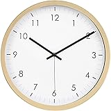 Amazon Basics 12" Traditional Wall Clock, Brass