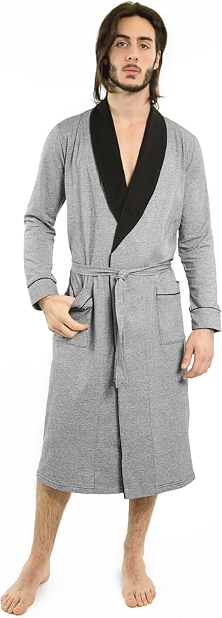 mens knit robe