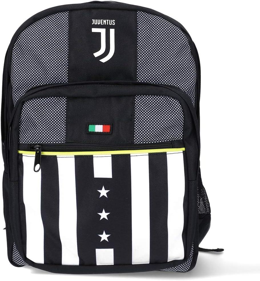 Fassungsvermögen ca Juventus Rucksack mit doppeltem Fach ...