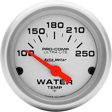 Yctze CAMMUS Water Temperature Gauge Racing 60mm Tinted 17 Color OBD2
