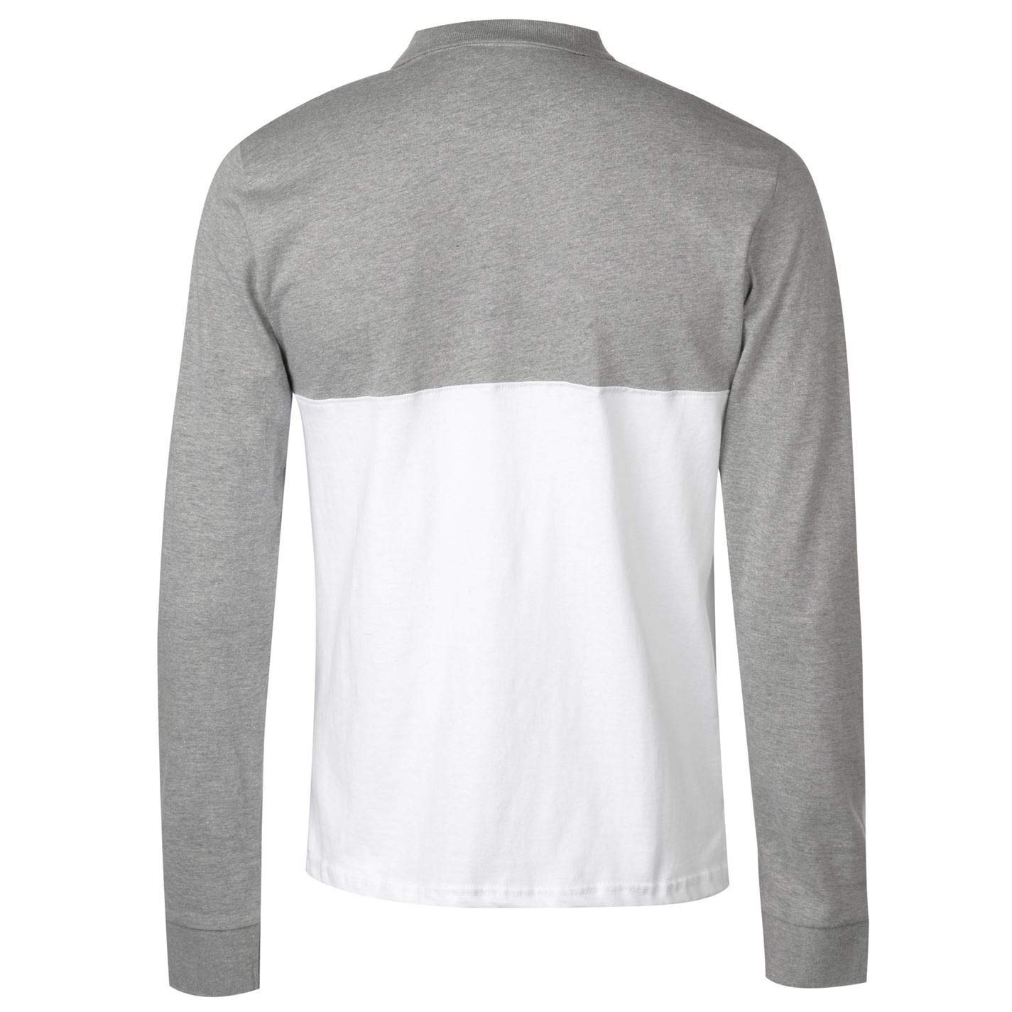long sleeve mens white polo shirts