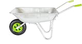 Neo Wheelbarrow Home Garden Cart Galvanised 100kg 65L 60x140x64cm view 9