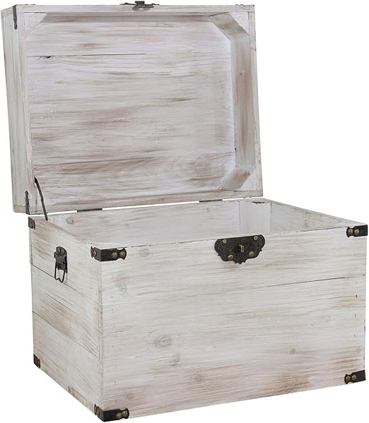 Vintage Möbel 24 GmbH 1x Traumhaft rustikale Holztruhe (45 x 35 x 35 cm