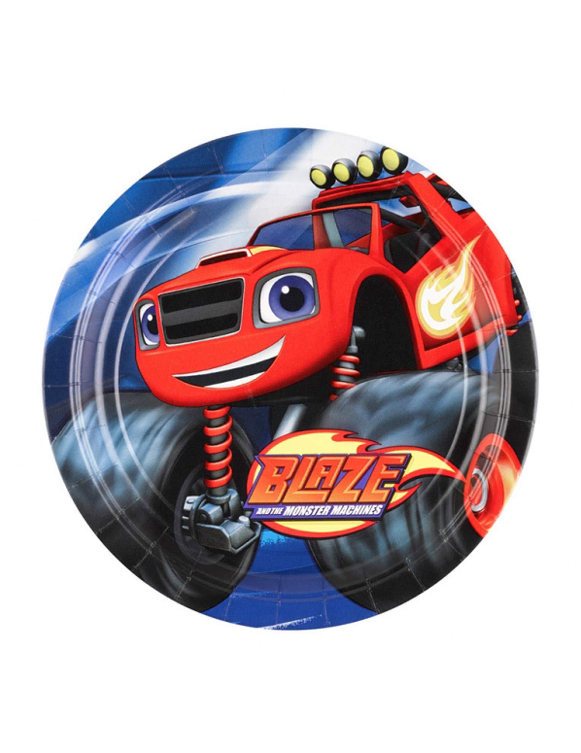 Blaze and the Monster Machines - Plates, Pack of 8 (Amscan 9991352)