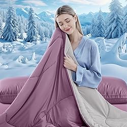 FineMay Cooling Comforter Queen Size, Double-Sided