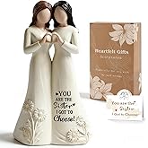 GemsLives Best Friend Birthday Gifts for Women, Hand-Painted Friendship Figurines, Sister Gifts, Meaningful Presents for Birthday, Christmas, Sister’s Day