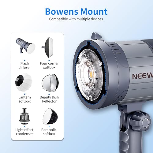 Neewer 600W Battery Powered Outdoor Studio Flash Strobe Lighting