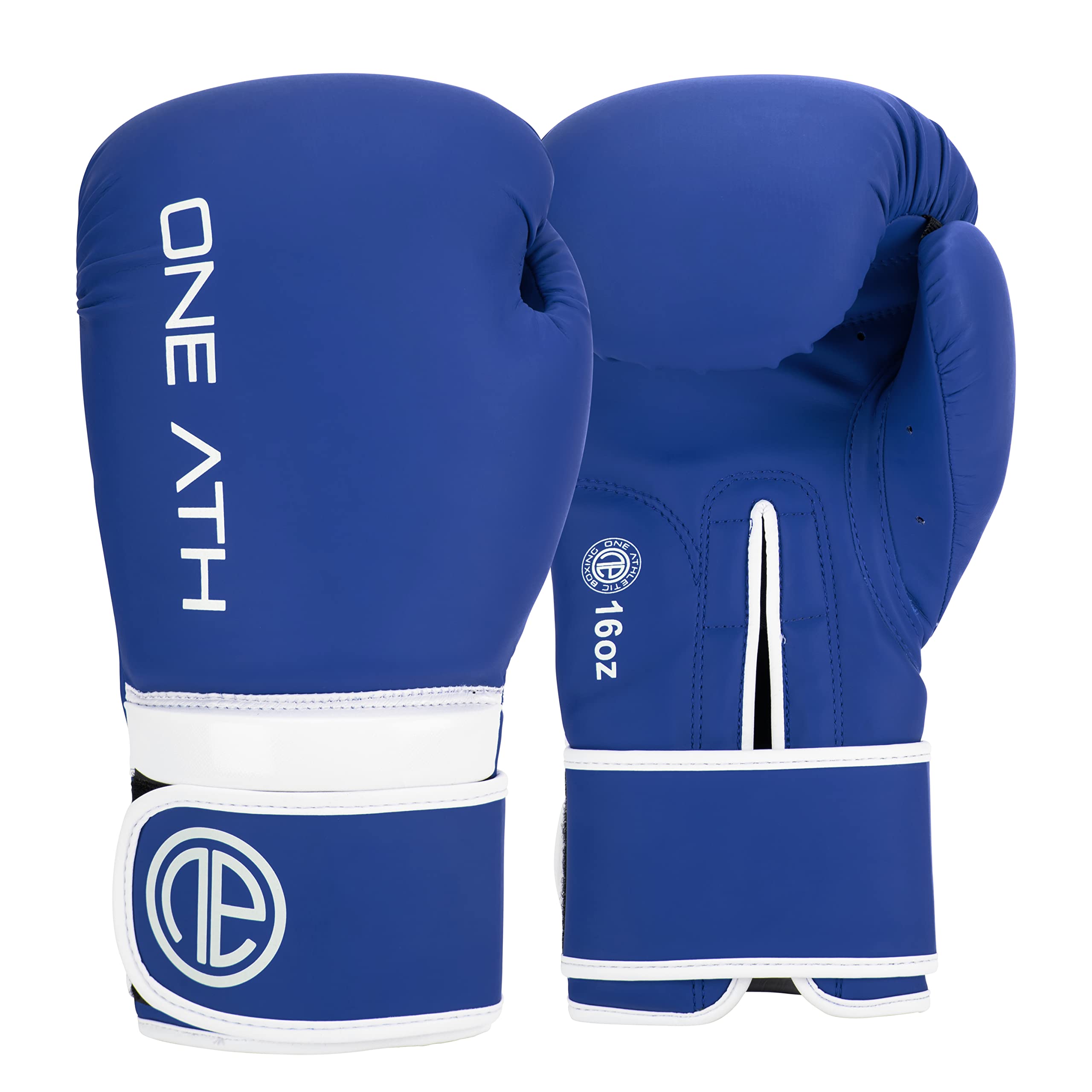 One Athletic CONTENDER Mk 1 Strap Training Glove, 14 oz Size, Blue