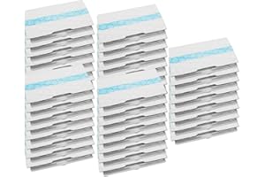 KozzHogar 40 Pack Disposable Replacement Mop Pads Compatible with Shark Vacmop VM252 VM251 VM200 VM200C VM190 VM252C QM250 VM250 VC205 Vacuum Mops Refills for All Hard Floors