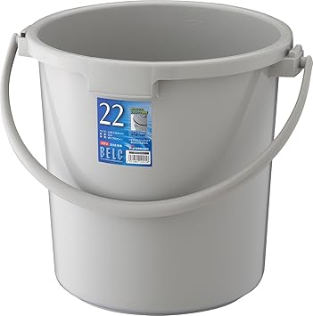 【クリックで詳細表示】リス 『バケツ』 ベルクバケツ 22SB 本体 ライトグレー