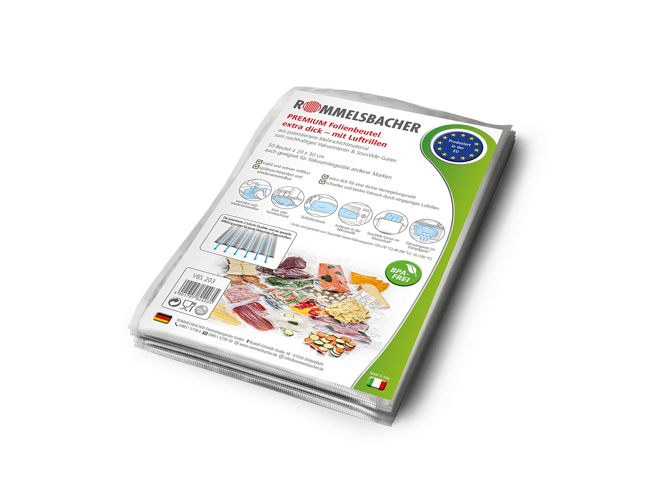 Magic VAC VBS 203 50 Vacuum Bags, 20 x 30 cm [Imported from Germany]