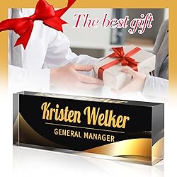 Custom Office Name Plate for Desk - Desk Name Plate