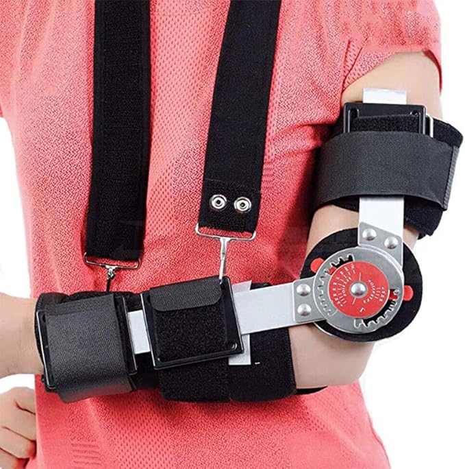 FHSGG Hinged Elbow Brace PP Resin Adjustable Elbow Fixator