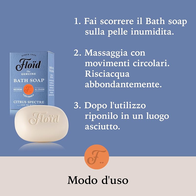 Bath Soap Citrus Spectre Sapone solido