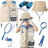 YOPINSAND Kids Explorer Kit & Bug Catcher Kit, Kids Camping Gear for Kids, Outdoor Exploration Set with Vest & Hat, Ideal Outdoor Camping Adventure Toys for Ages 3 4 5 6 7 8 Boys Girls