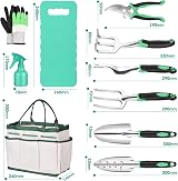 LBSTP 10 Piece Garden Tool Set with Storage Bag Garden Tools Gift Kit view 6