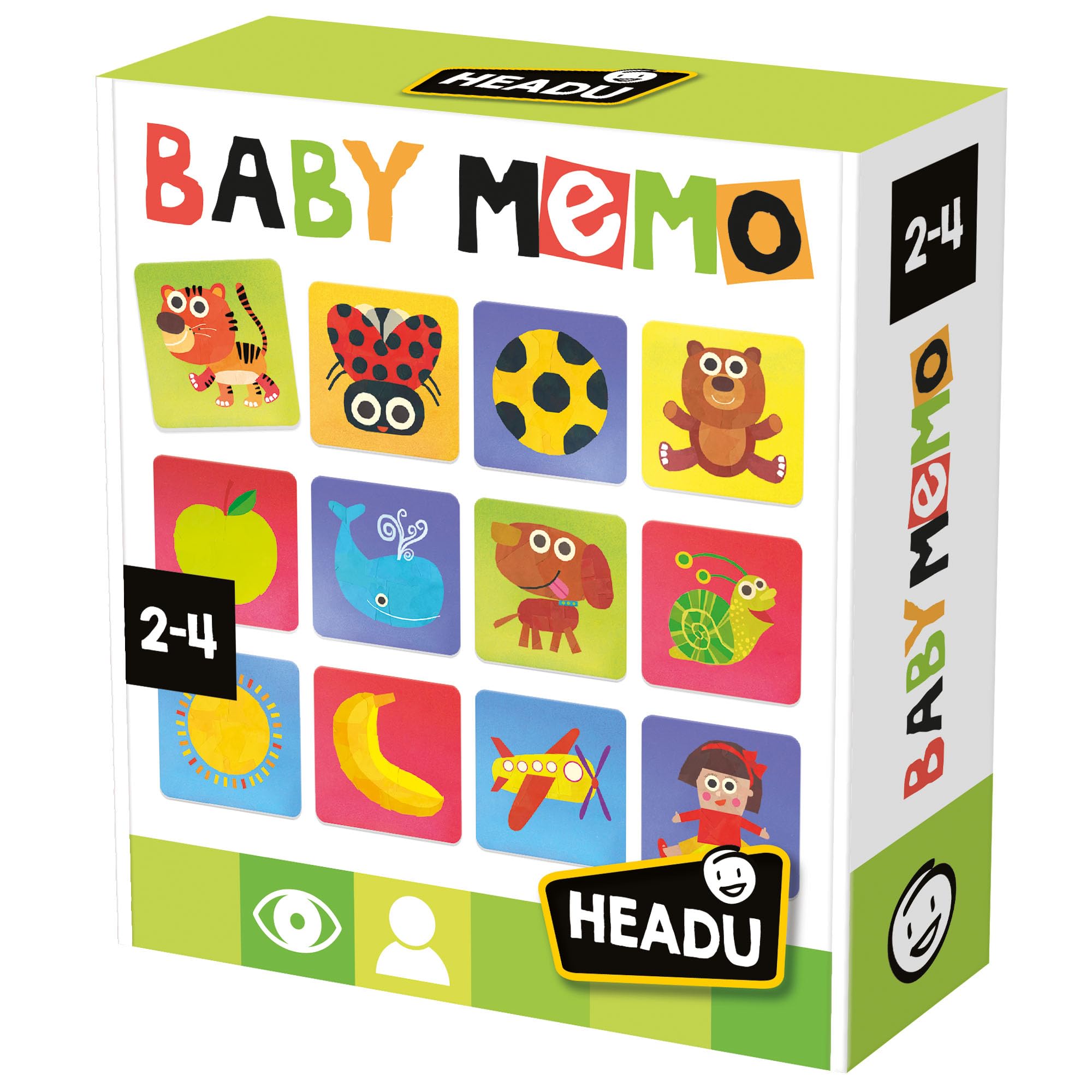 Headu - Baby Memo, Learning Resources, Toddler Learning Toys, Learning Games, Kids Learning Toys, Educational Games, Age 2-4 Years