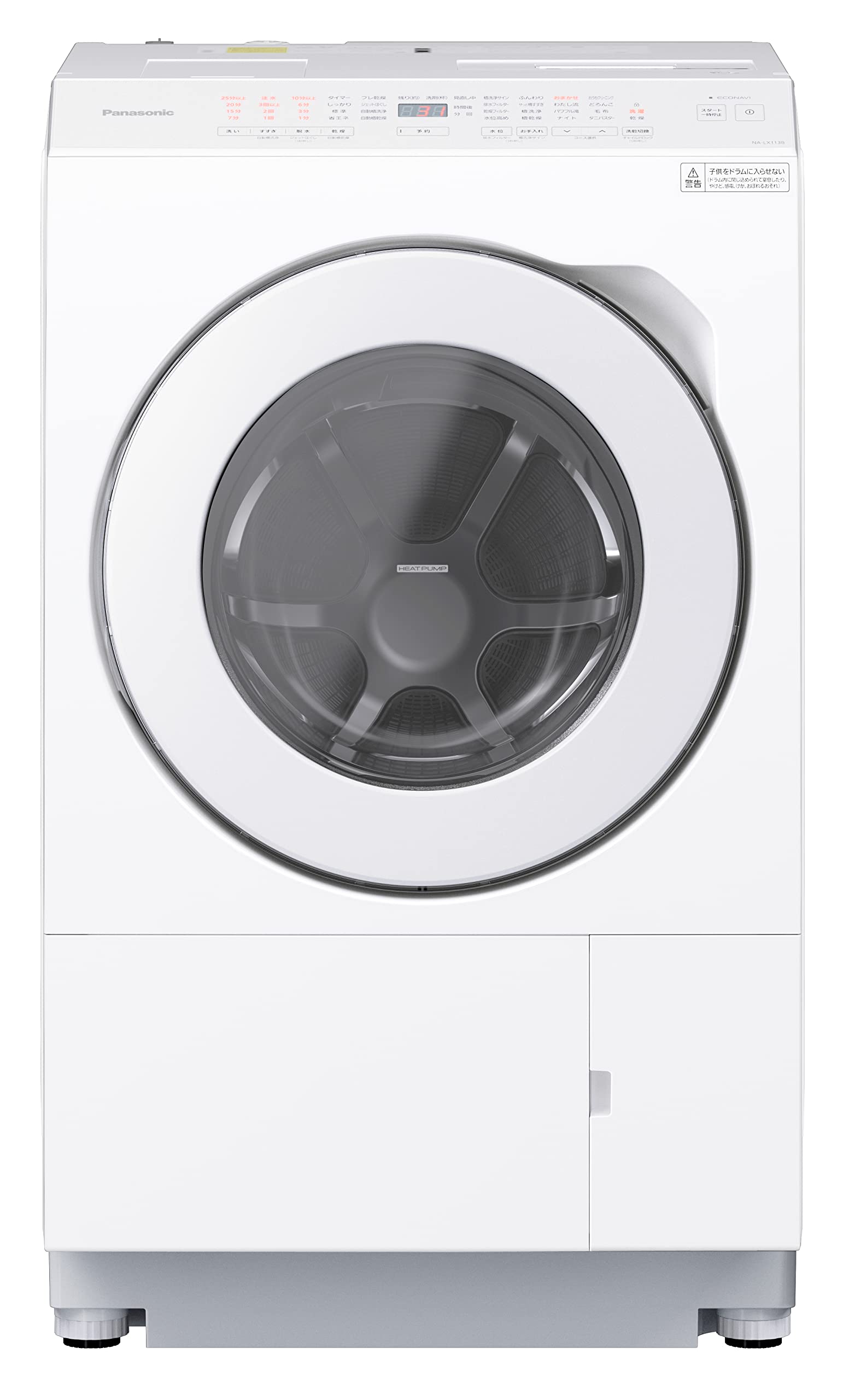 Panasonic NA-LX113BL-W ななめドラム洗濯乾燥機 パナソニックの商品画像