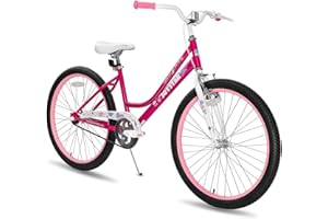 JOYSTAR Angel Girls Bike for Toddlers and Kids Ages 2-12 Years Old, 12 14 16 18 20 Inch Kids Bike with Training Wheels & Bask