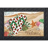 Briarwood Lane Coastal Christmas Beach Doormat