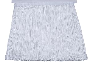 5 Yards Sewing Fringe Trim Tassel Sewing Trim Lace Polyerter Fibre Tassel for Clothes Accessories Latin Wedding Dress and DIY