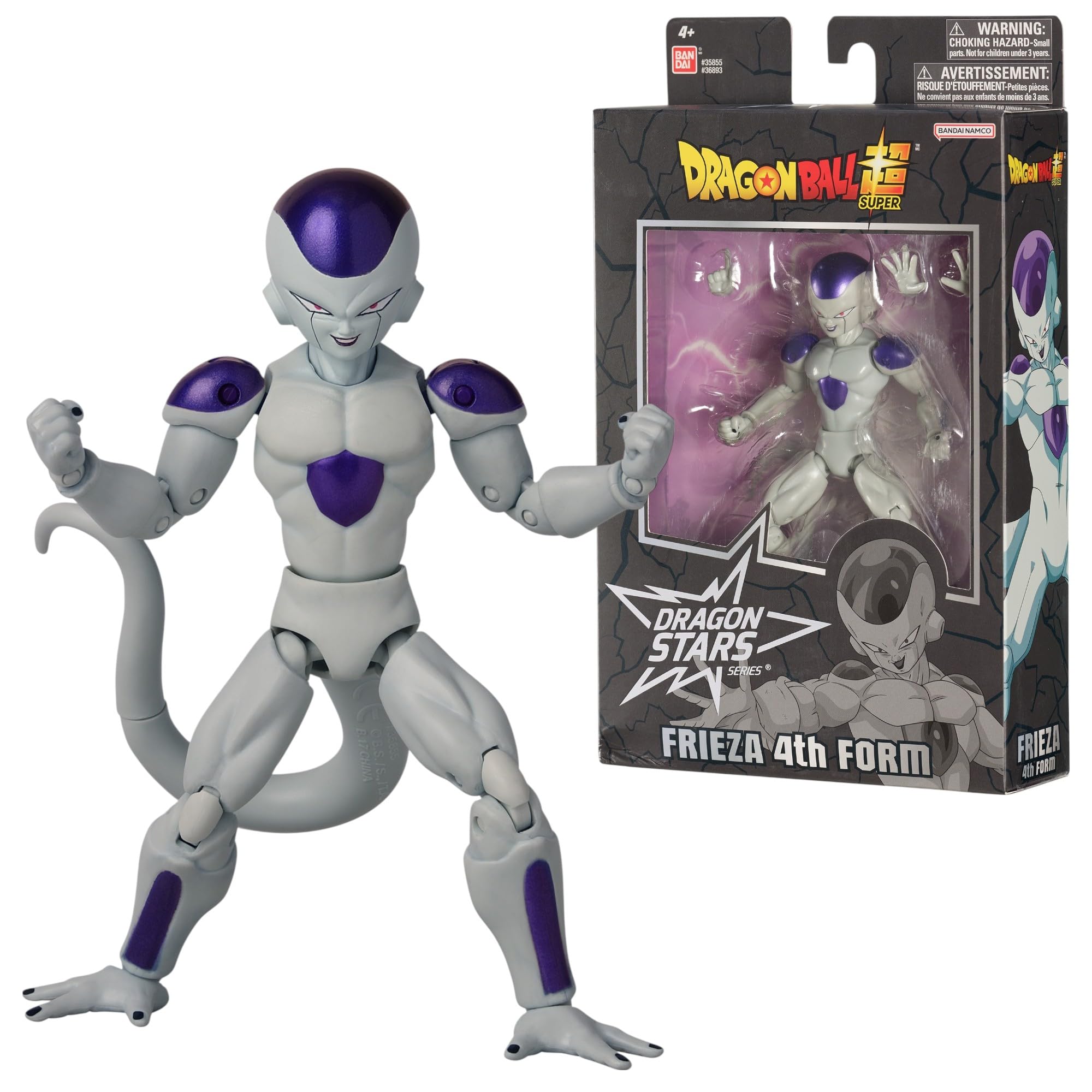 Bandai Dragon Stars Figures Frieza 4th Form V2 | Dragon Ball Frieza 4th Form Action Figure | 17cm Articulated Dragon Ball Figure | Bandai Dragon Stars Anime Figures | Anime Gifts And Merch — image 1