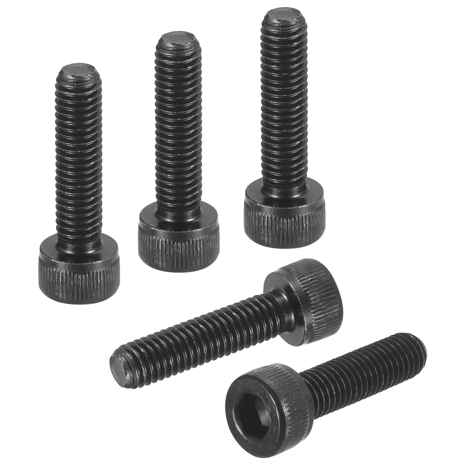 DTGN M5-0.8x20 Socket Head Cap Screws Bolts - 50Pack - Good for Road Bicycle, Mountain Bike, Auto, Motorcycle - Carbon Steel Hex Head Metric Screws, Black