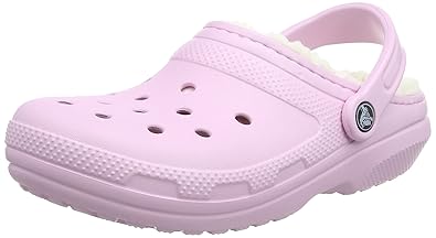 classic fuzz lined clog ballerina pink