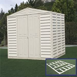 DuraMax Model 00214 10x8 Woodbridge Vinyl Storage Shed 
