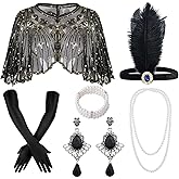 GOHOY 1920s Flapper Accessories for Women Theme Set Roaring 20s Great Gatsby Costume Accessories for Women