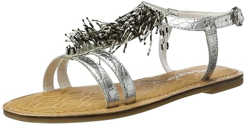 Tamaris Damen 28158 T-Spangen Sandalen