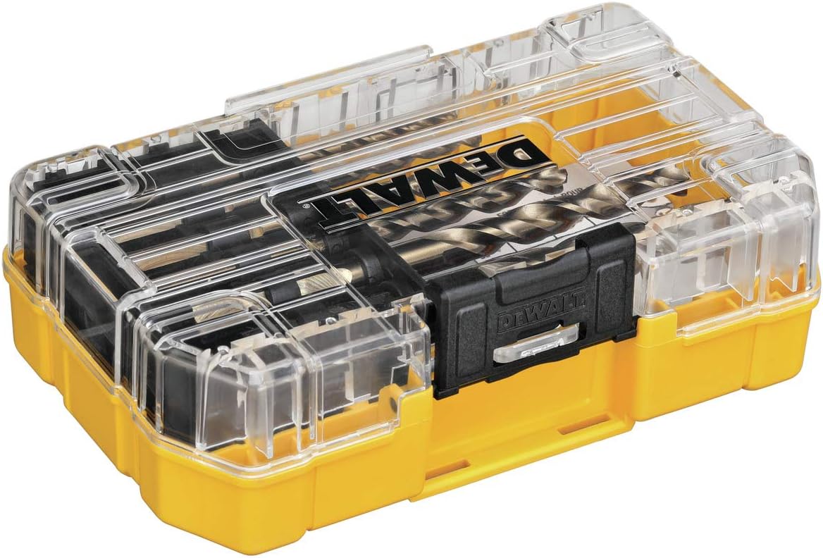 DEWALT Cobalt Drill Bit Set with Pilot Point, 14-Piece (DWA1240) - - 