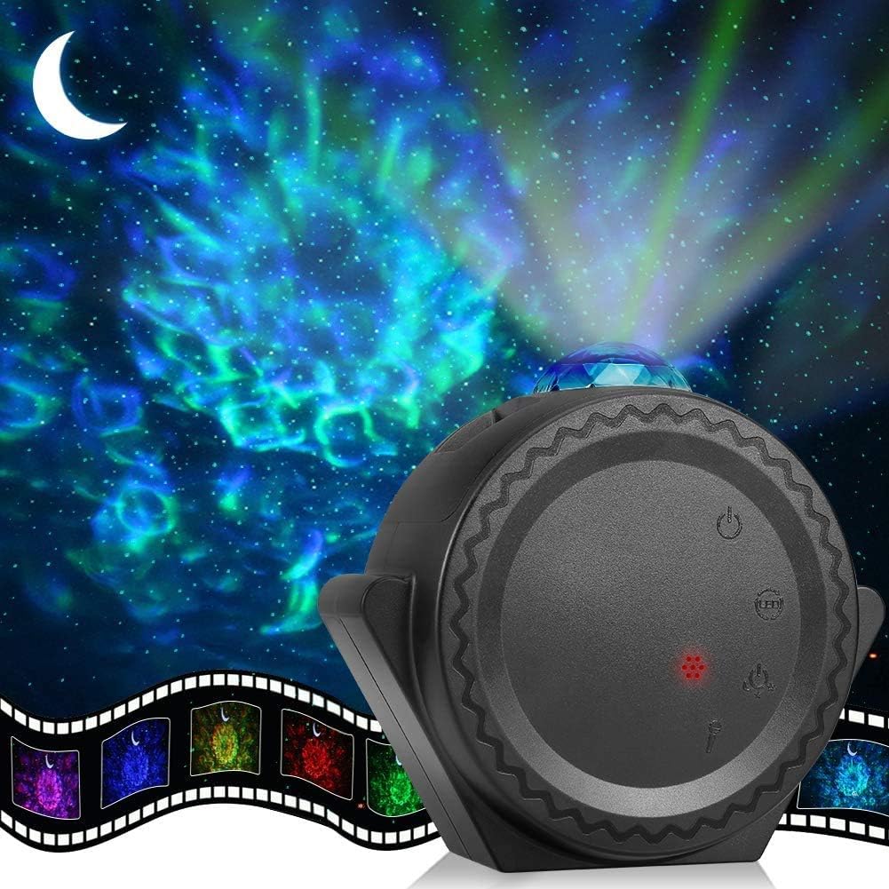 Star Projector ECOWHO Galaxy Projector Night Sky Light 3n1 Ocean Wave Star Moon Neubla for Kids Planetarium Projector Voice Timer Laser Projector for Adult Bedroom Christmas Ceiling