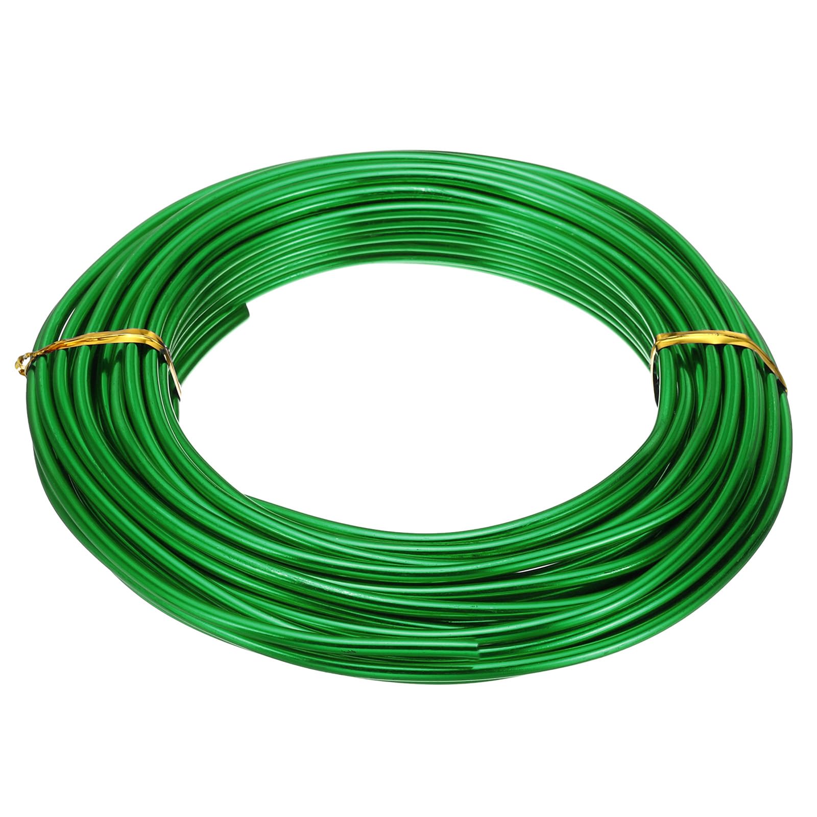PATIKIL 10m Aluminum Craft Wire, 3mm 9 Gauge, Green